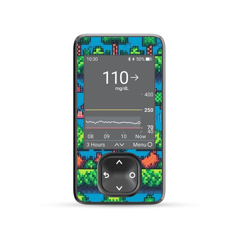 Peelz Arcade DEXCOM G7 and Stelo and G6 Touchscreen Receiver Sticker Peelz/Stickers
