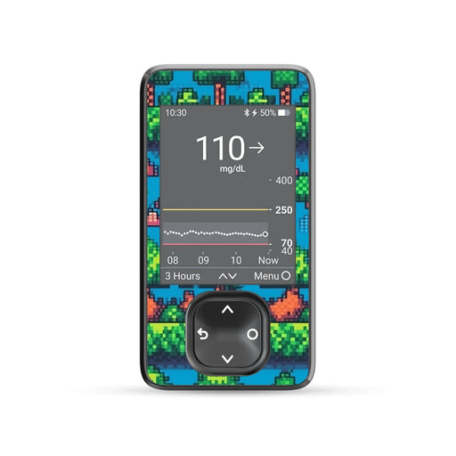 Peelz Arcade DEXCOM G7 and Stelo and G6 Touchscreen Receiver Sticker Peelz/Stickers