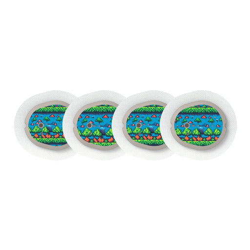 Peelz Arcade Sticker Designed for the DEXCOM G7 and Stelo Transmitter Peelz/Stickers
