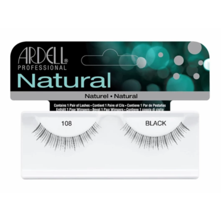 Mill's Beauty Supply Ardell Professional Natural #108 Black False Eyelashes