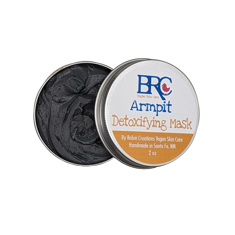 By Robin Creations Armpit Detox Mask – Natural Clay & Charcoal Deodorant & Body Care