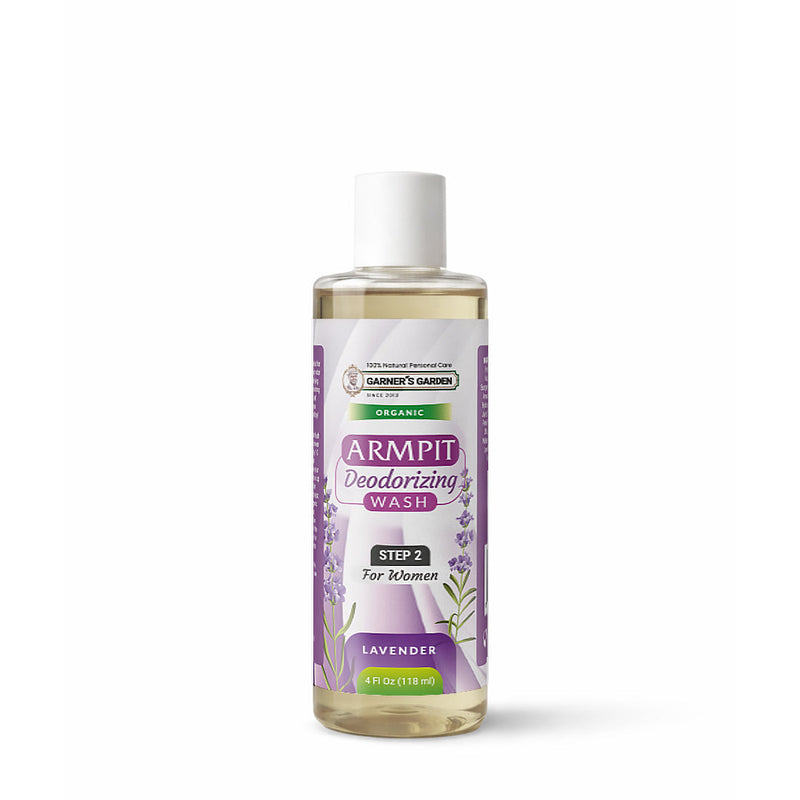 Garner's Garden Armpit Deodorizing Foaming Wash | Organic | Oxygenated Armpit Wash White Smoke Women's Foaming Armpit Wash Lavender / 4oz Refill (no foamer)