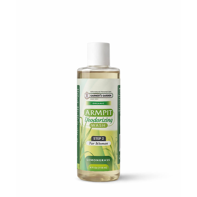 Garner's Garden Armpit Deodorizing Foaming Wash | Organic | Oxygenated Armpit Wash White Smoke Women's Foaming Armpit Wash Lemongrass / 4oz Refill (no foamer)