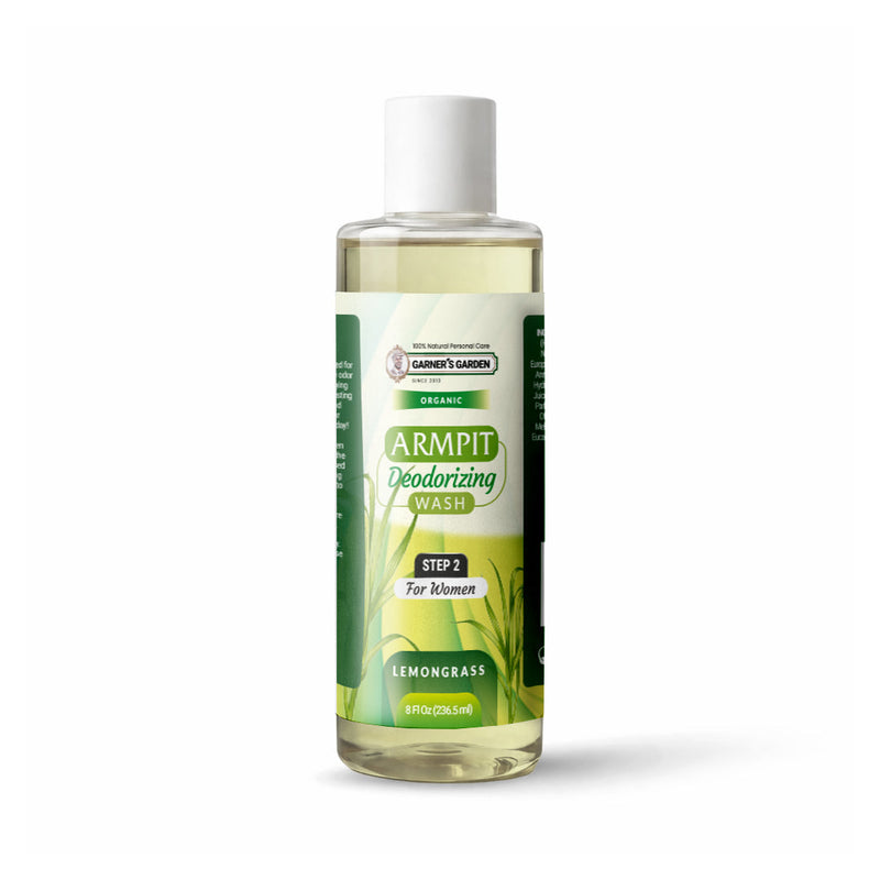Garner's Garden Armpit Deodorizing Foaming Wash | Organic | Oxygenated Armpit Wash White Smoke Women's Foaming Armpit Wash Lemongrass / 8oz Refill (no foamer)