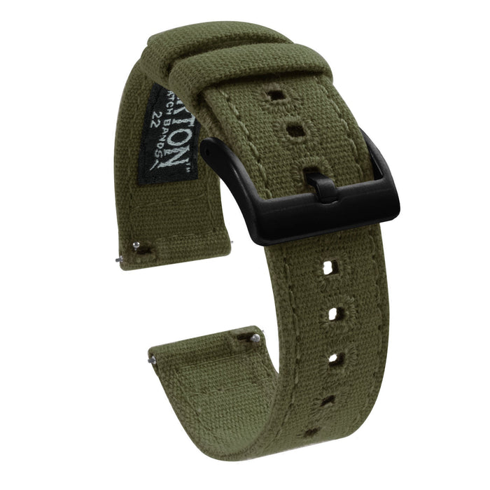 Army Premium Canvas Watch Band by Barton Watch Bands