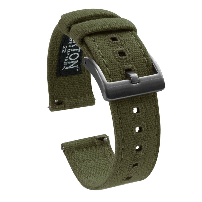 Army Premium Canvas Watch Band by Barton Watch Bands