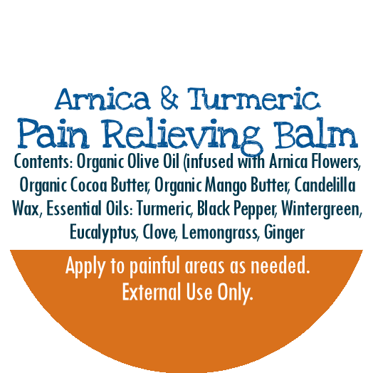 By Robin Creations - Arnica & Turmeric Pain Relieving Balm
