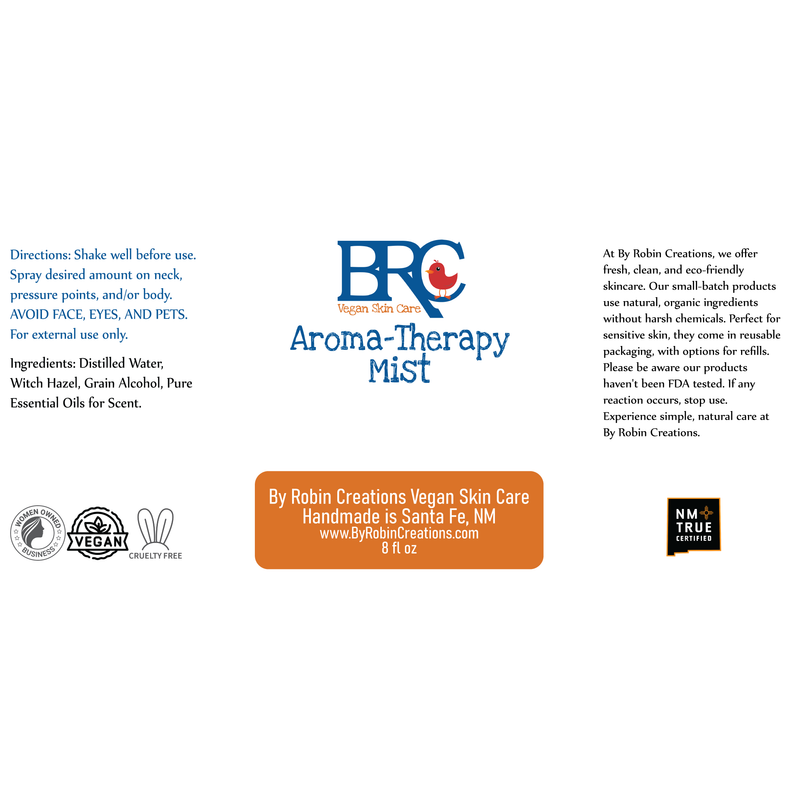 By Robin Creations Herbal Aroma-Therapy Mist Massage & Relaxation