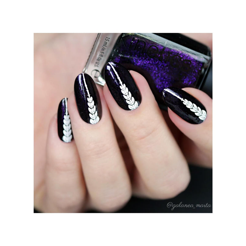 UberChic Beauty Art Deco Meets Art Nouveau Elements Stamping Plate