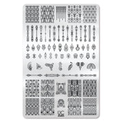 UberChic Beauty Art Deco Elements Stamping Plate