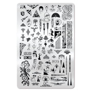 UberChic Beauty Art Deco Meets Art Nouveau Elements Stamping Plate