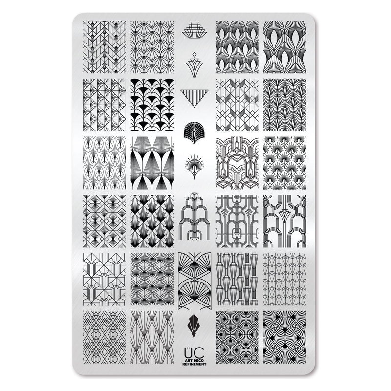 UberChic Beauty Art Deco Refinement Stamping Plate