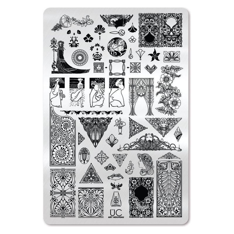 UberChic Beauty Art Nouveau Stamping Plate