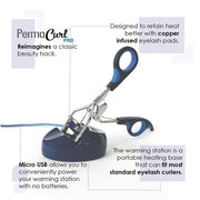 GodefroyBeauty Permacurl Pro Heated Eyelash Curler Heated Eyelash Curlers