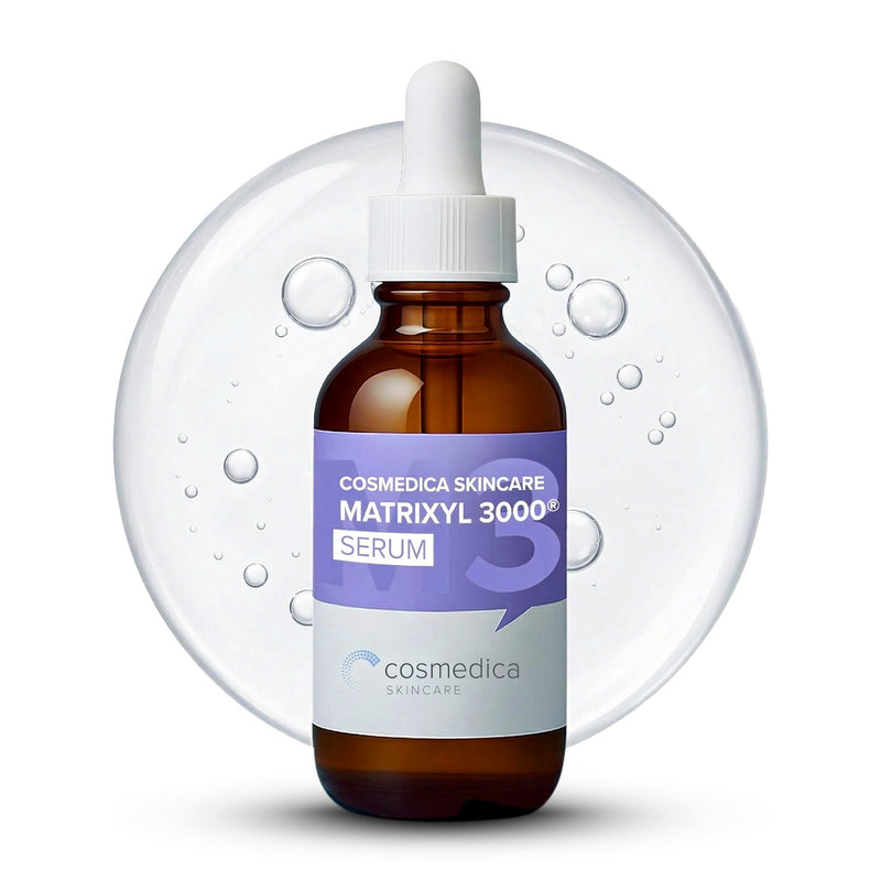 Cosmedica Skincare Cosmedica Skincare Matrixyl 3000 Peptide Serum with Hyaluronic Acid | Hydrating Lightweight Face Serum for Sensitive Skin | Firming Serum with Aloe Vera Vitamin E | 2oz