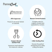 GodefroyBeauty Permacurl Pro Heated Eyelash Curler Heated Eyelash Curlers