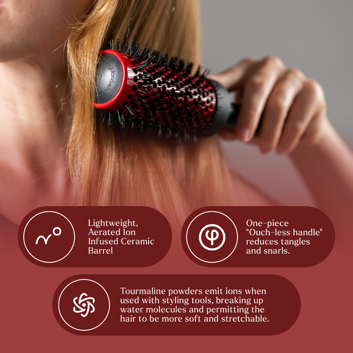 Thesalonguy - Ion Infused Ceramic Round Brush 2.5"