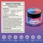 WhollyKaw WhollyKaw Warrior Kingdom Luxury Shaving Cream - Peppermint Eucalyptus Shaving Cream