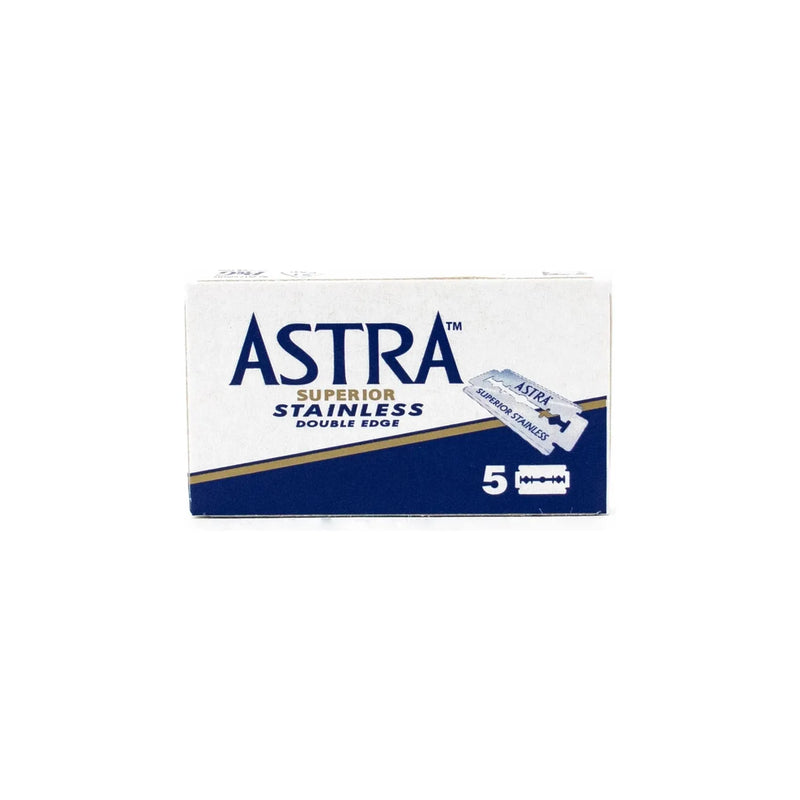 Vi-john Astra Superior Stainless Double Edge Razor Blades - 10x5 Pack Razor Blades