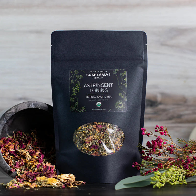 Chagrin Valley Soap & Salve Tea: Astringent Toning Blend Facial Steam & Toner Facial Tea