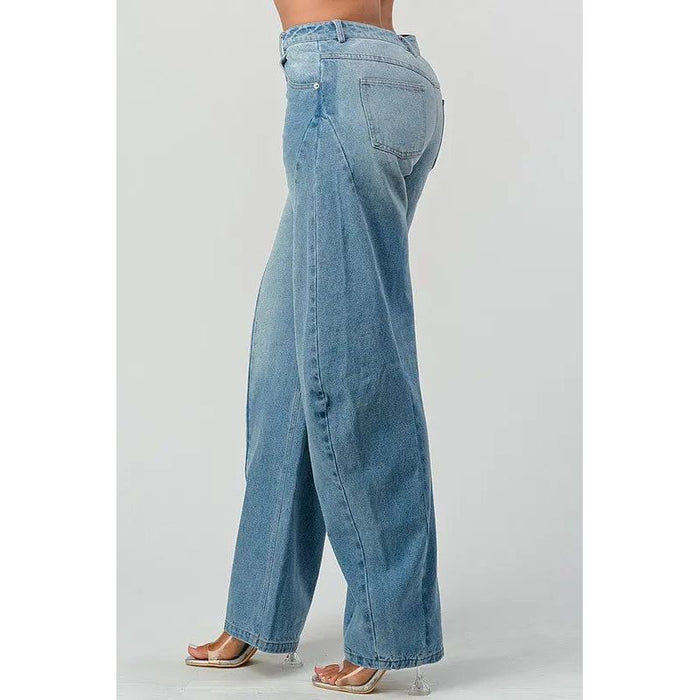 Athina Wide Leg Denim Jeans