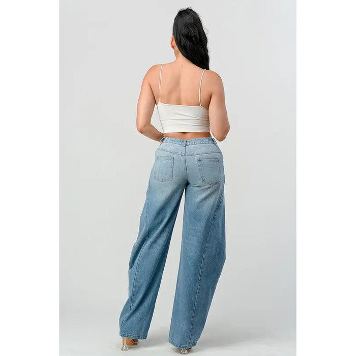 Athina Wide Leg Denim Jeans