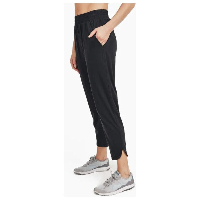 Athleisure Joggers with Curved Notch Hem