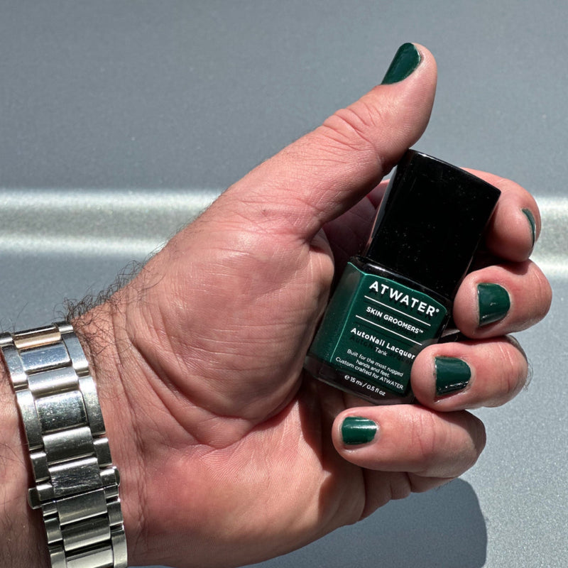 ATWATER Skin Groomers AutoNail Lacquer Tank Nail Polish Slate Gray