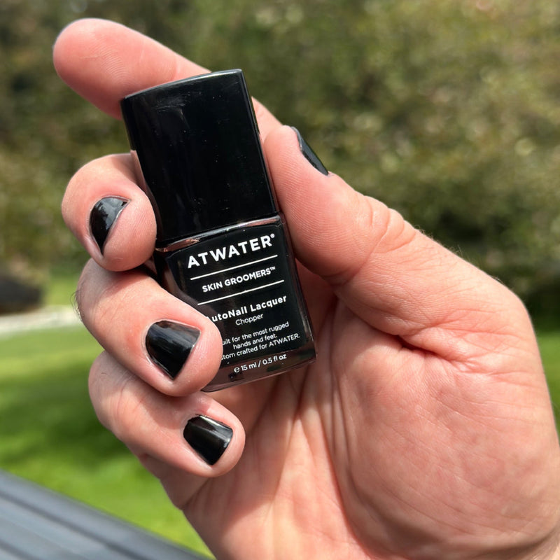 ATWATER Skin Groomers AutoNail Lacquer Chopper Nail Polish Black Default Title