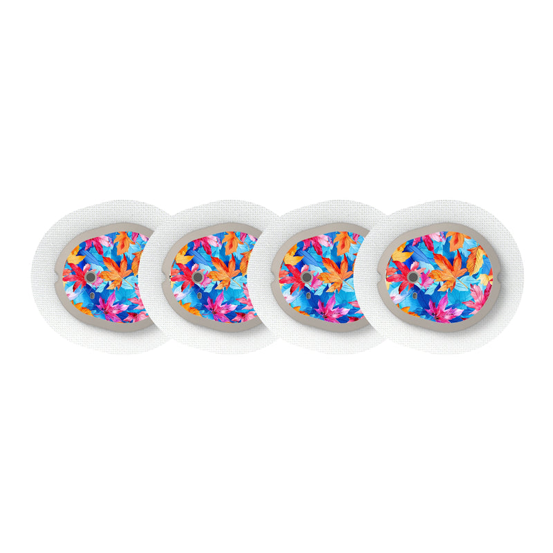 Peelz Autumn Leaves Designed for the DEXCOM G7 and Stelo Transmitter Peelz/Stickers