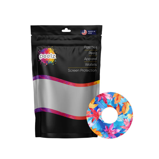 Peelz Autumn Leaves FreeStyle Libre 3 Plus & Lingo  Patch Tape - Pump Peelz Patch Medical Tape