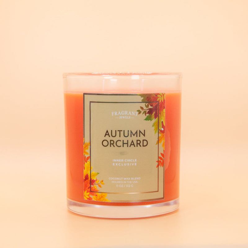 Fragrant Jewels Autumn Orchard - Candle and Bath Bomb Set Bundle (Candle & Bath Bomb)
