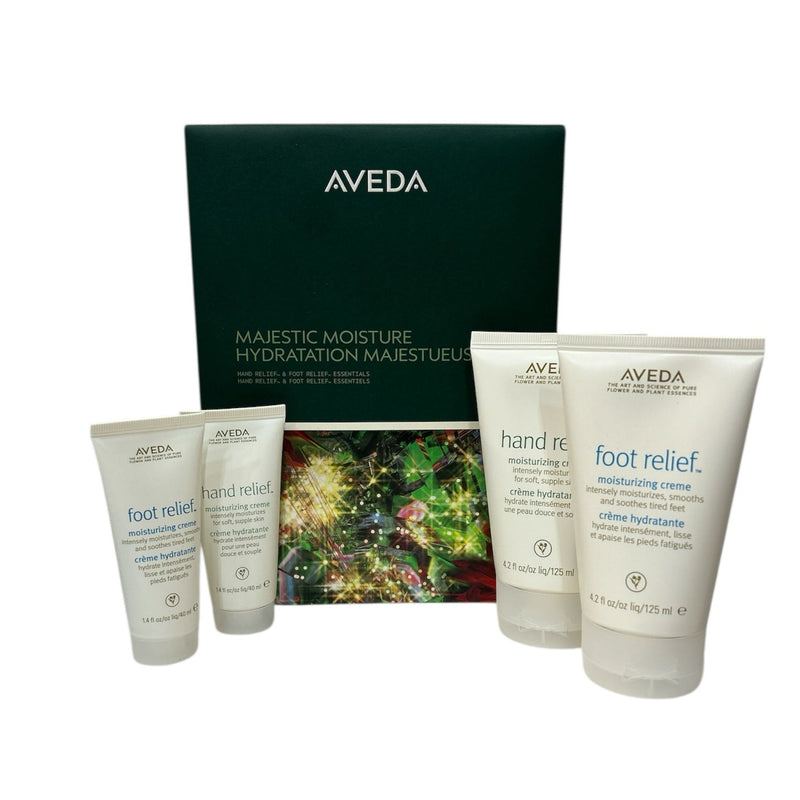 Nava Beauty Aveda Limited-Edition Majestic Moisture Hand Relief & Foot Relief Essentials Gift Set Bath & Body White Smoke