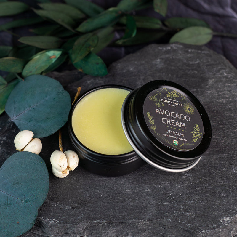Chagrin Valley Soap & Salve Lip Balm: Avocado Cream Lavender Lip Balm