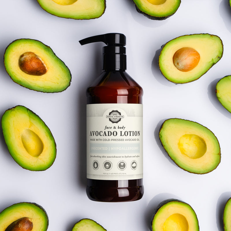 Rustic Strength Avocado Lotion | Mama + Baby Safe Lotion