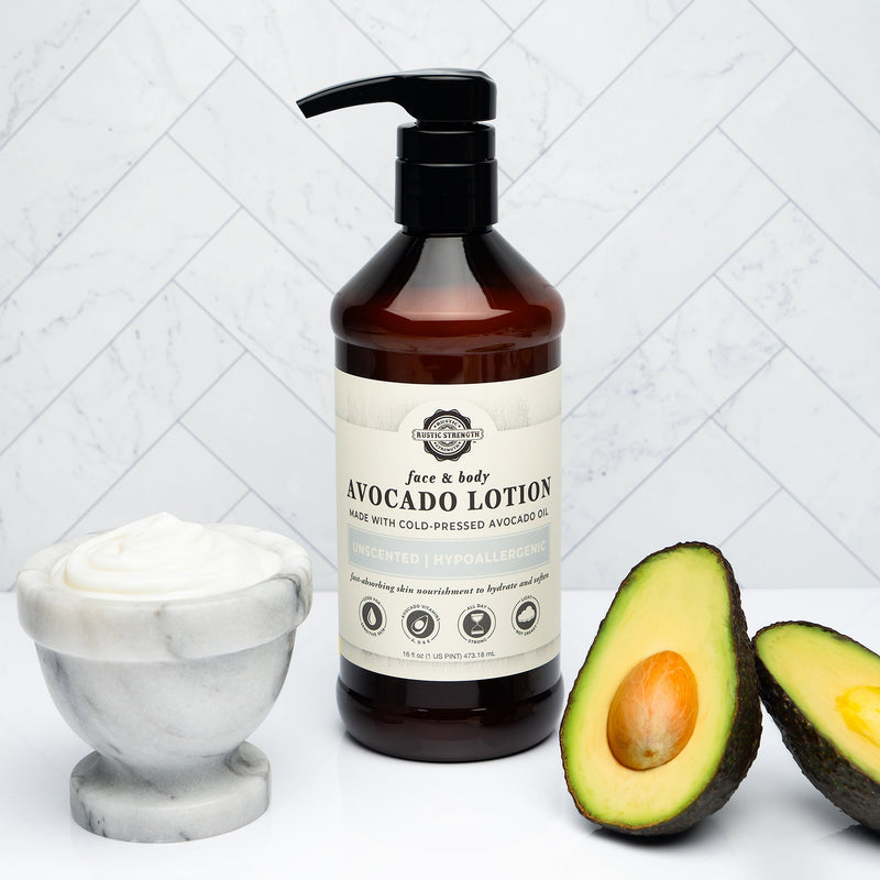 Rustic Strength Avocado Lotion | Mama + Baby Safe Lotion