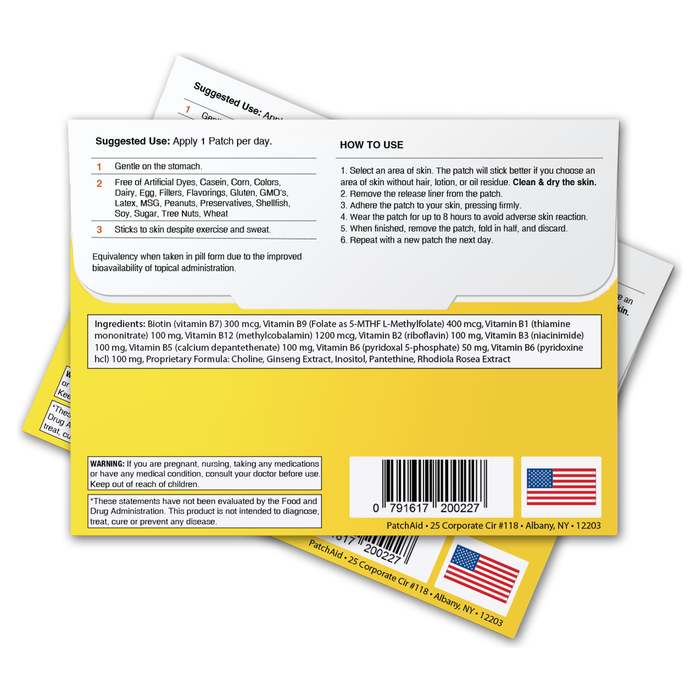 Duodenal Switch Vitamin Patch Pack