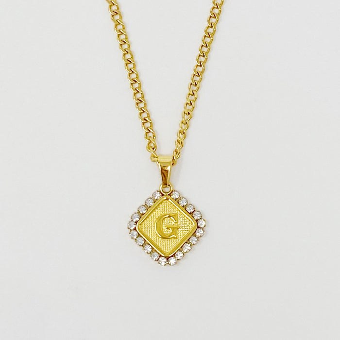 Aztec Delight Initial Necklace