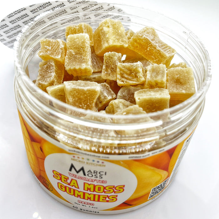 Mango Sea Moss Gummies | 60 Wildcrafted Gummy Vitamins