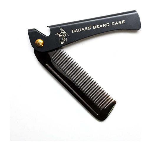 2-in-1 Folding Ox Horn Comb