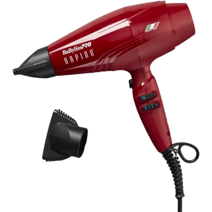 Babylisspro Rapido Blow Dryer 2000 Watts Red #Brrap1