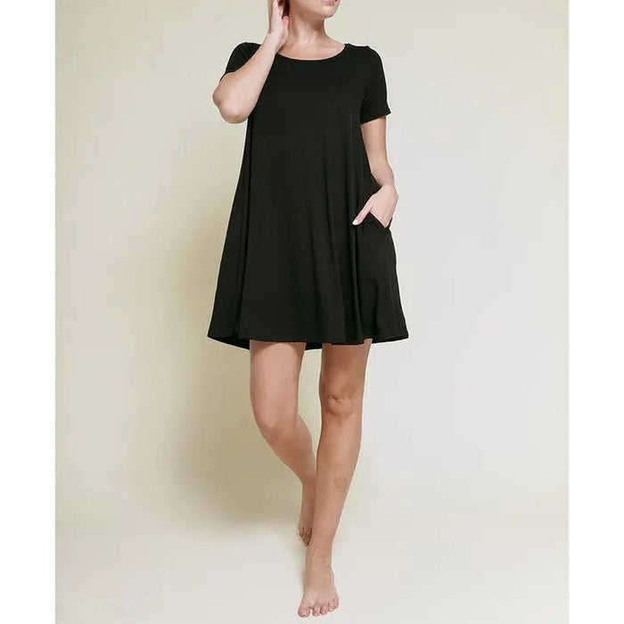 Bamboo Classic Short Slv Dress