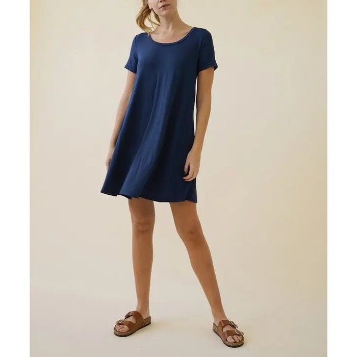 Bamboo Classic Short Slv Dress