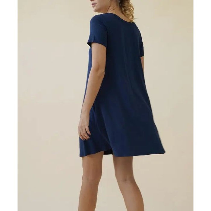 Bamboo Classic Short Slv Dress