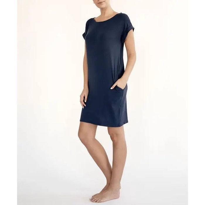 Bamboo Crop Dress With Pockets