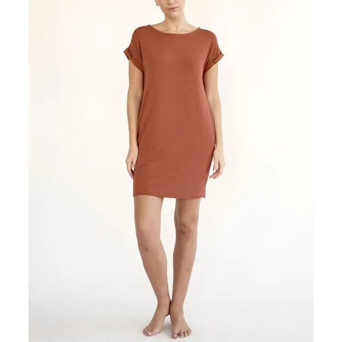 Bamboo Crop Dress With Pockets