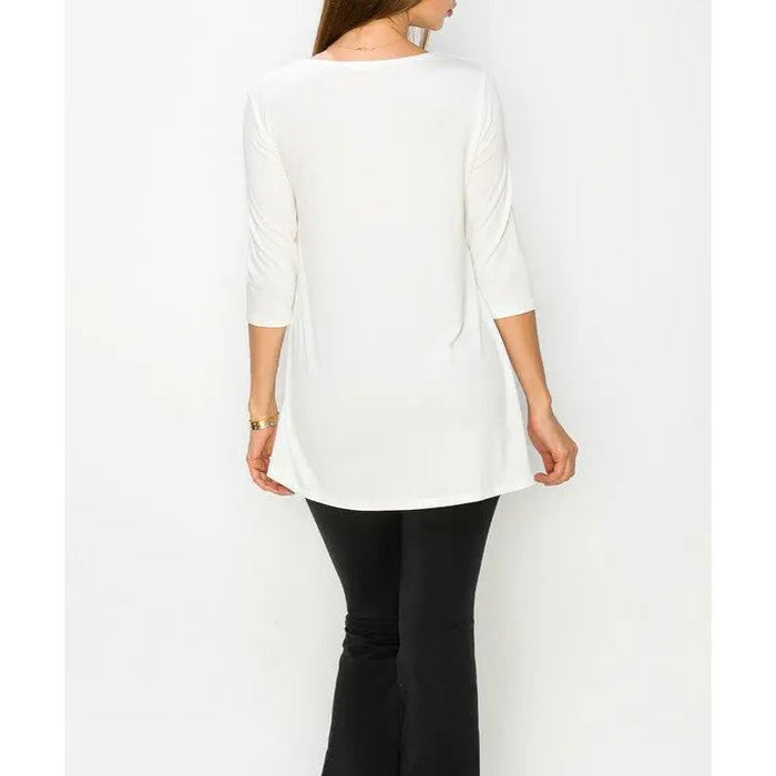 Bamboo Elbow Tunic T