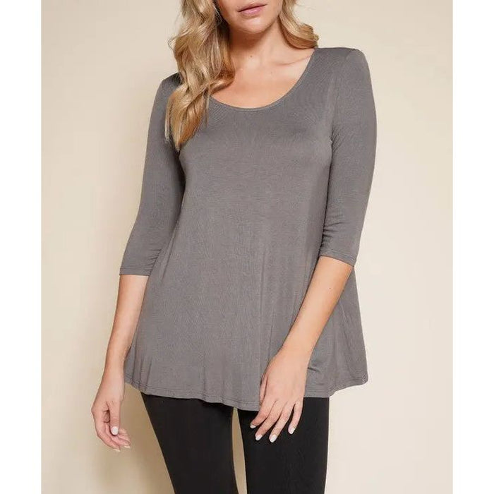 Bamboo Elbow Tunic T