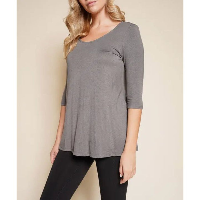 Bamboo Elbow Tunic T