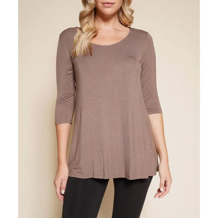 Bamboo Elbow Tunic T